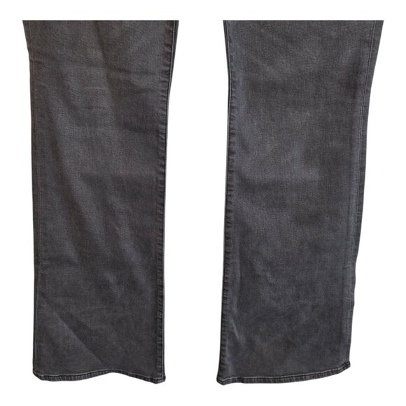 Daze Go Getter Jeans Carpender Distressed High Rise Flare Leg Black Size 26 - Picture 6 of 17